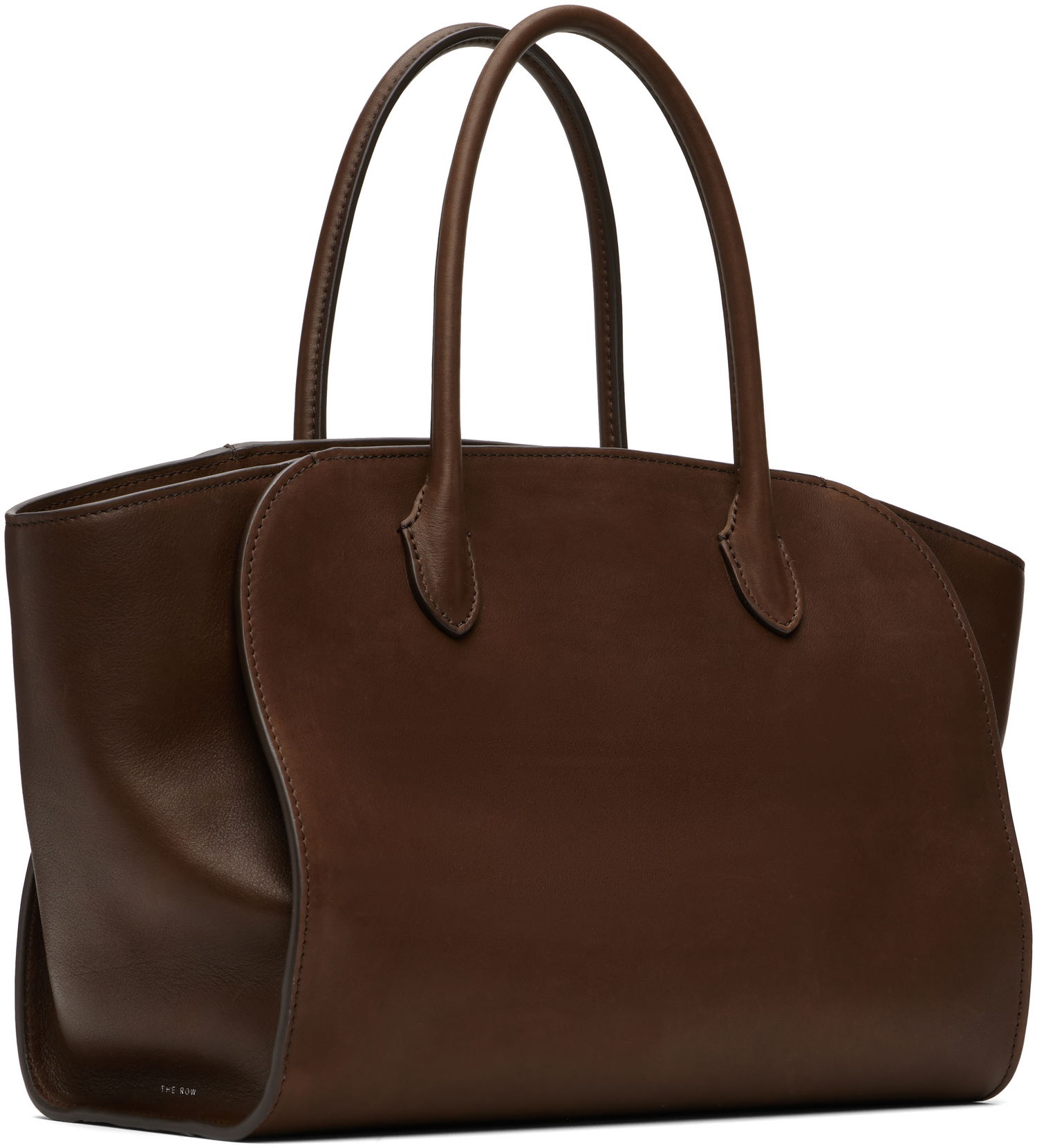 Голяма пазарска чанта The Row The Row Marlo 12 Leather Tote Кафяво | W1802-L72, 1