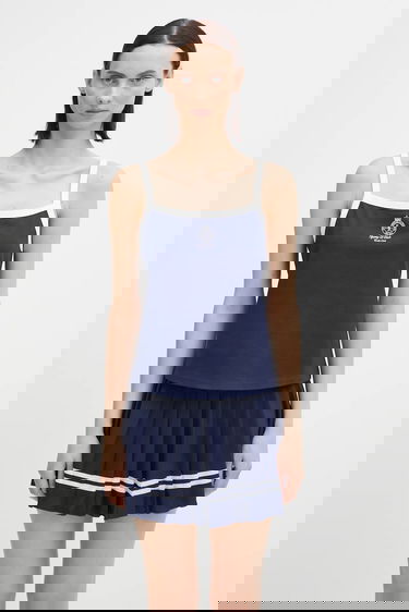Потник Sporty & Rich Crown Tennis Pique Tank Тъмно синьо | TO079621304BL107, 0