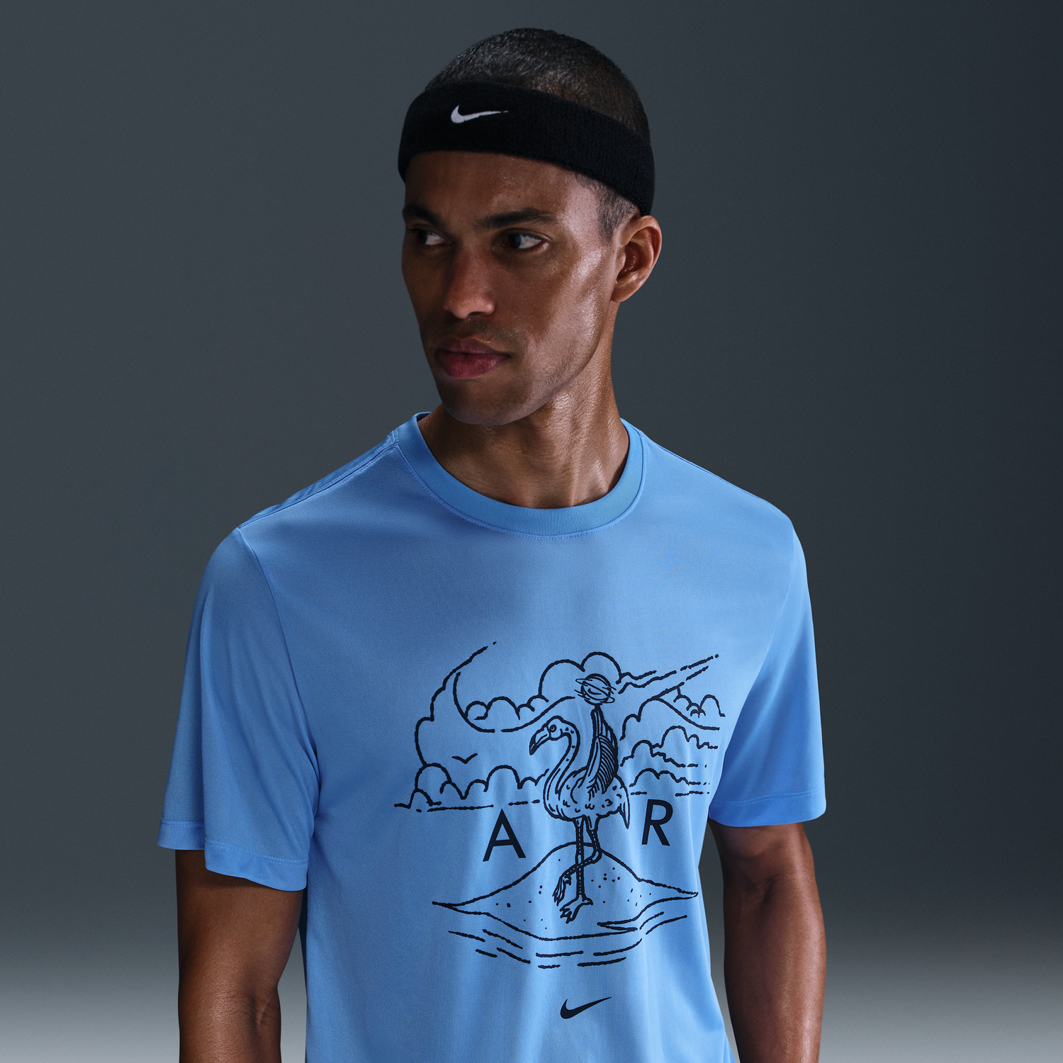 Тениска Nike Dri-FIT Basketball T-Shirt Синьо | HJ3472-412, 0