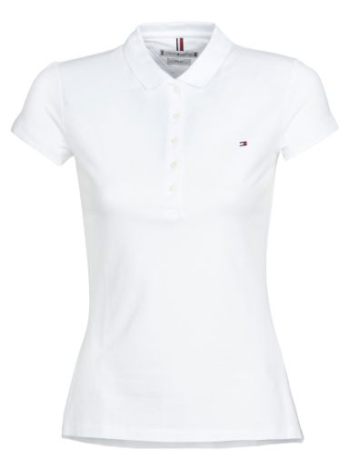 Поло тениска Tommy Hilfiger HERITAGE SLIM POLO Бяло | 1M57636661-100-NOS