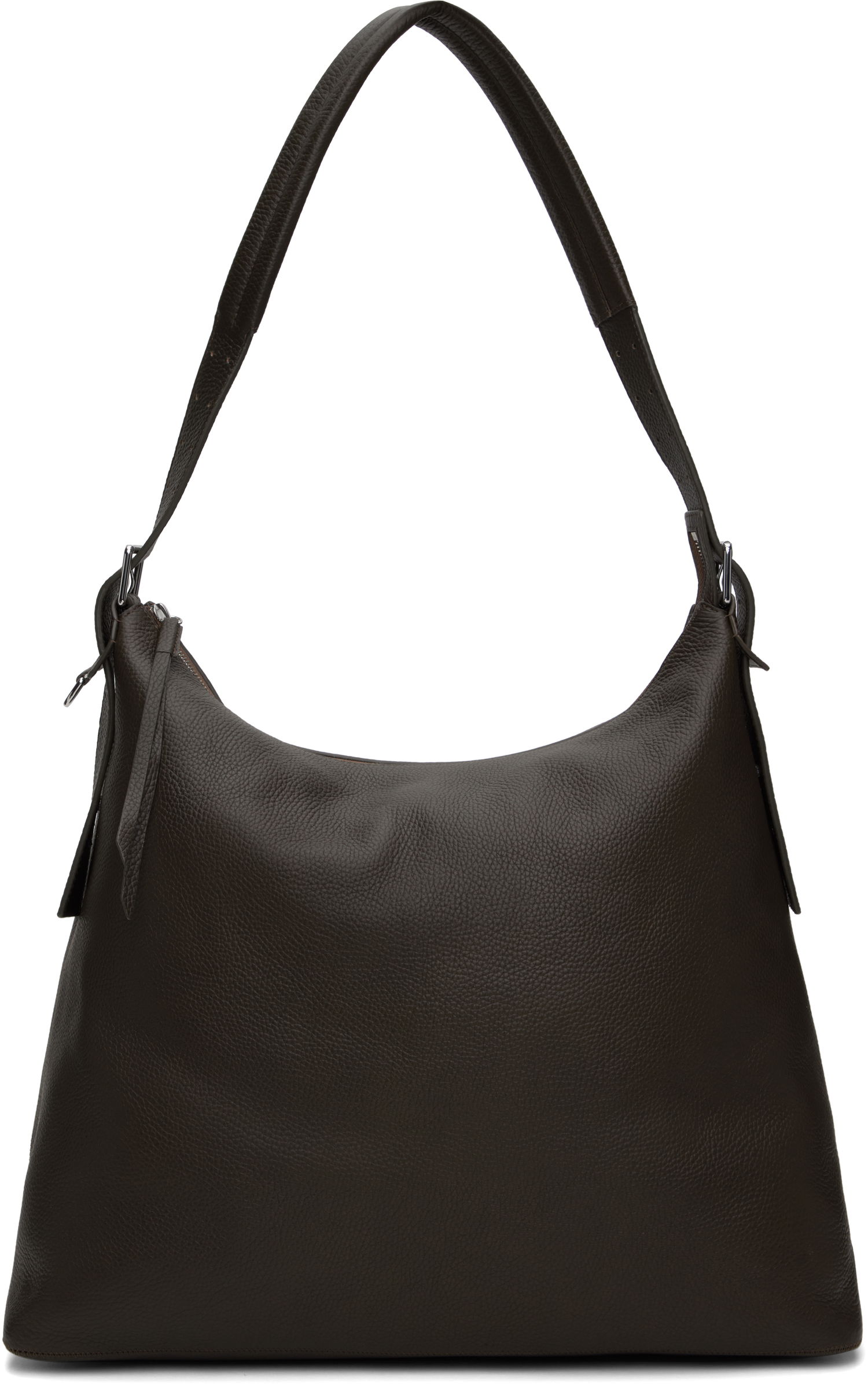 Голяма пазарска чанта LEMAIRE Lemaire Week-End Leather Shoulder Bag Зелено | BG0050 LL0053, 0