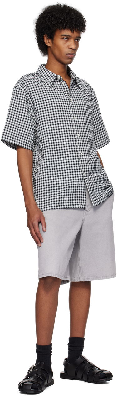 Риза Marni Marni Gingham Seersucker Shirt Черно | CUMU0331S0 UTN929, 3