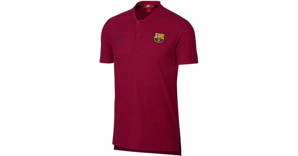 Поло тениска Nike FC Barcelona Authentic Grand Slam Polo Бургунди | 892335-620, 1