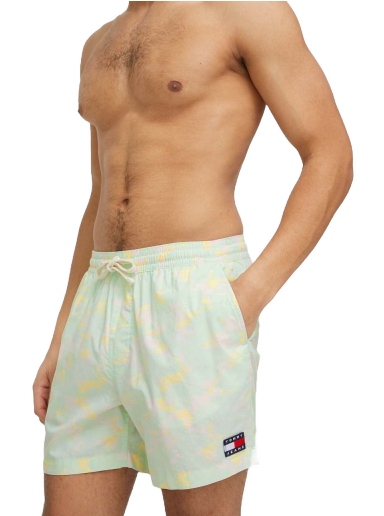 Къси панталони Tommy Hilfiger Pastel Camo Poplin Beach Shorts Зелено | DM0DM15971.PPYX