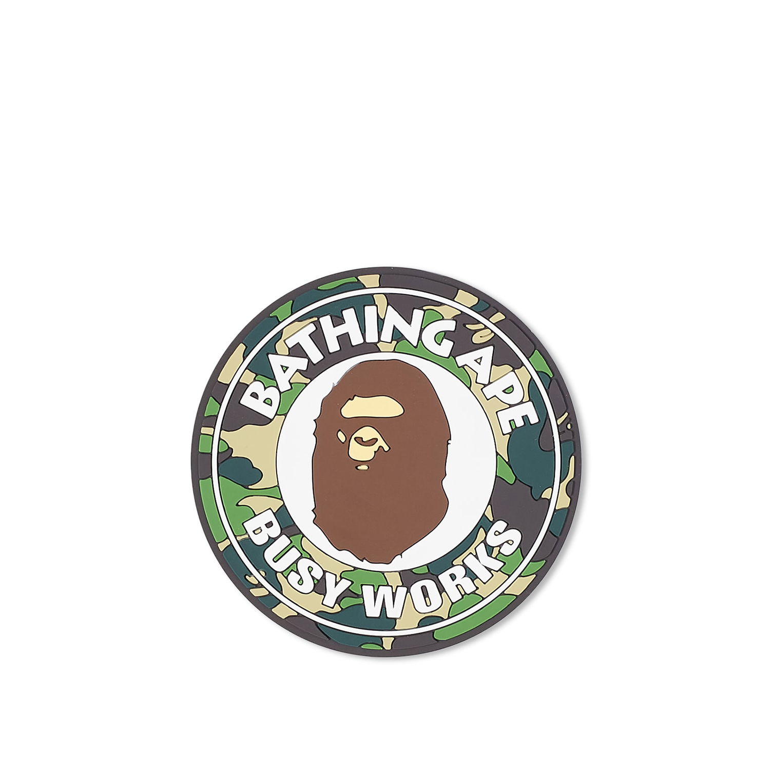 Домашен декор BAPE A Bathing Ape Abc Camo Busy Works Rubber Coaster Зелено | 001KAJ801006M-GRN, 0
