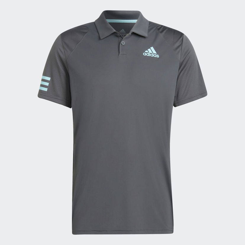 Поло тениска adidas Performance Club 3-Stripes Tennis Polo Shirt Сиво | HB8028