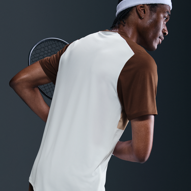 Тениска Nike NikeCourt Advantage Tennis T-Shirt Кафяво | FZ9845-259, 4