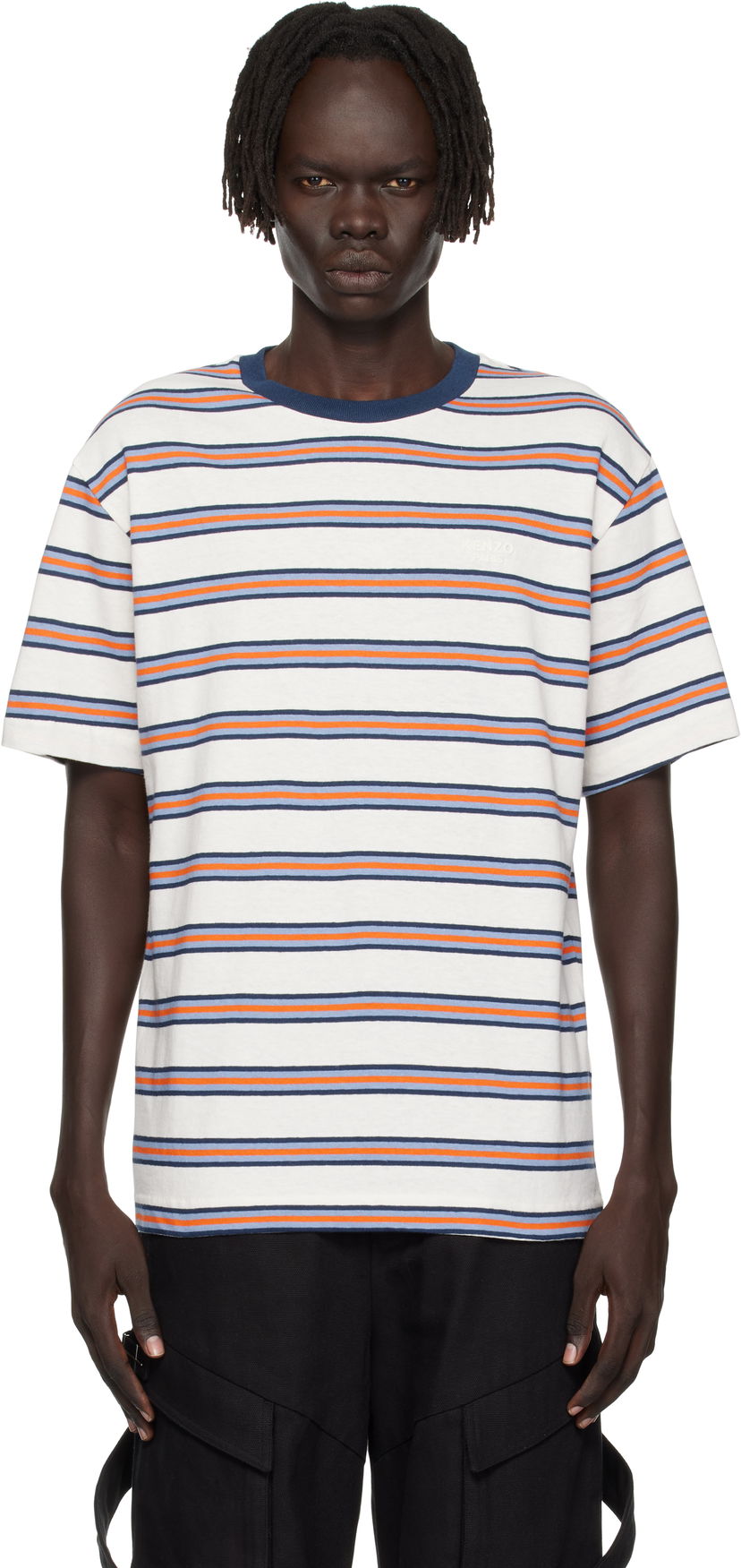 Тениска KENZO Kenzo Paris 'KENZO Coast Lines' Striped T-Shirt Многоцветен | FF65TS2504SM
