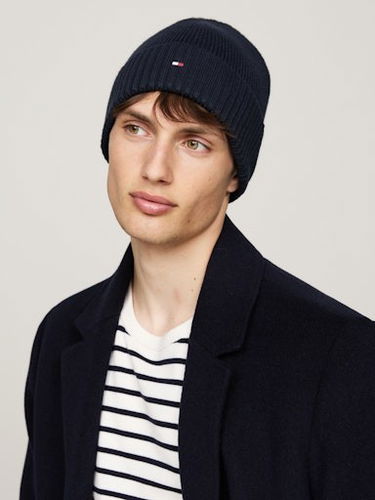 Шапка Tommy Hilfiger Beanie Синьо | AM0AM12796DW6, 2