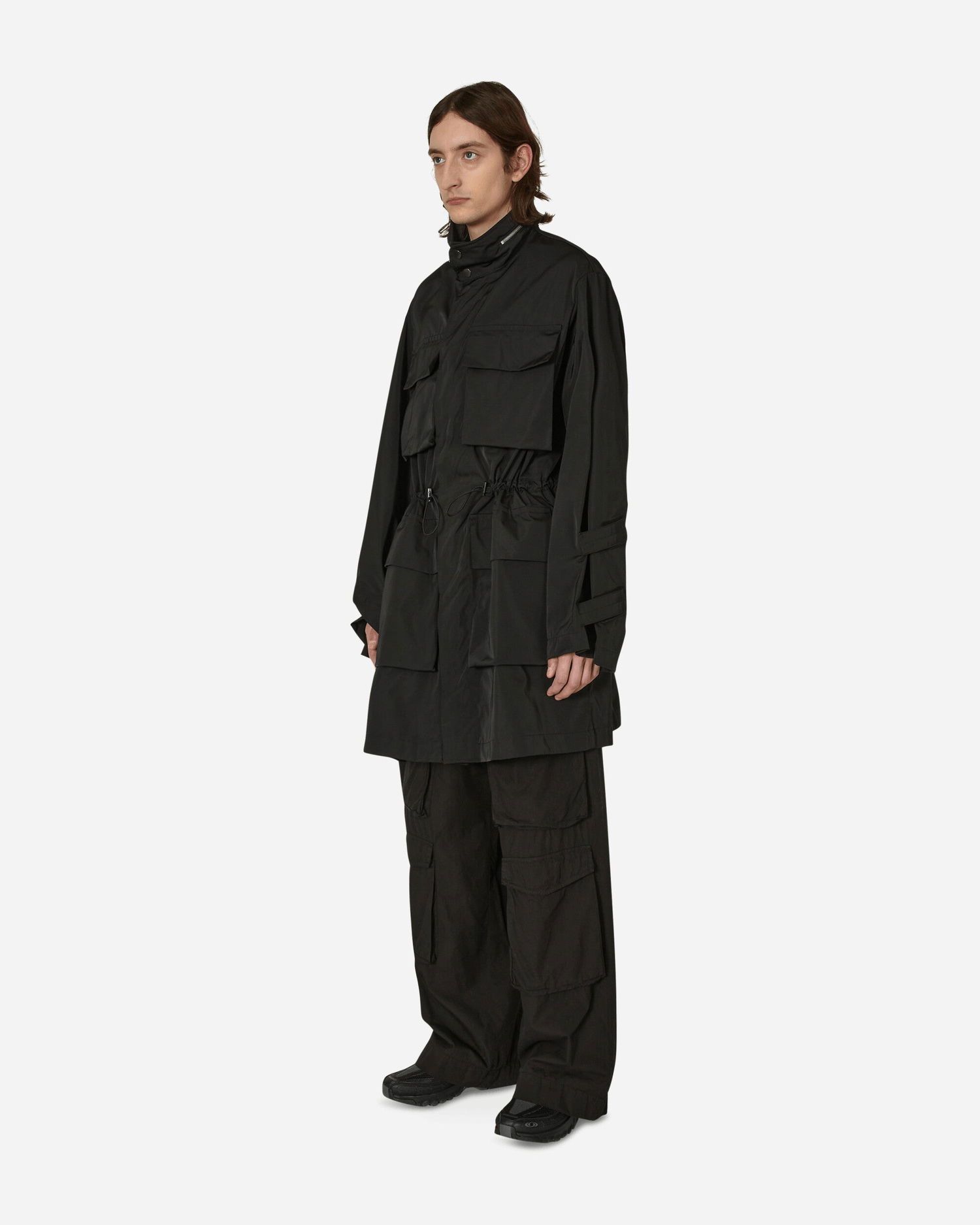 Парка Dries Van Noten Nylon Parka Jacket Черно | 231-020518-6347 900, 1
