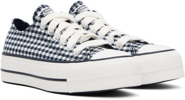 Кецове и обувки Converse Chuck Taylor All Star Lift Platform Gingham Тъмно синьо | A13664C, 2