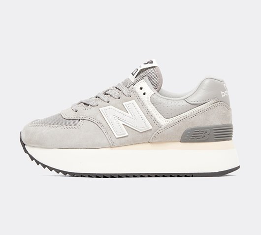 Кецове и обувки New Balance 574 Platform Сиво | WL574ZBA, 0