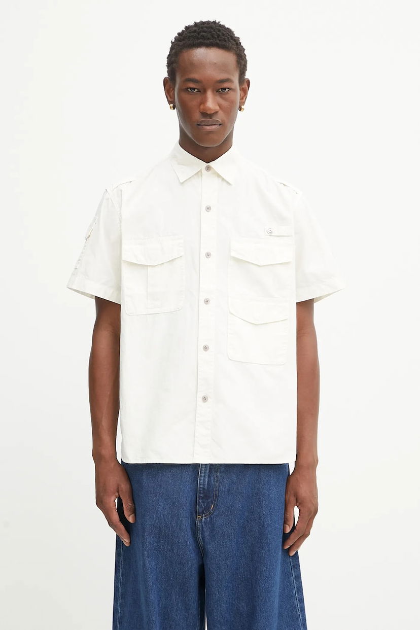 Риза Human Made Human Made Woven Shirt Бяло | HM29SH020