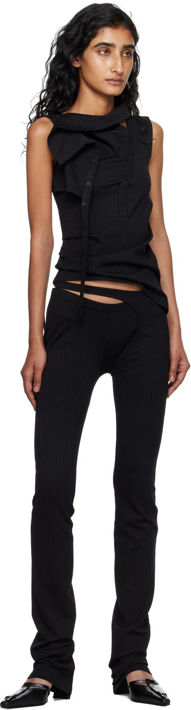 Клинове Ottolinger Ottolinger Ada Pinstripe Leggings Черно | 102-800603-03, 3