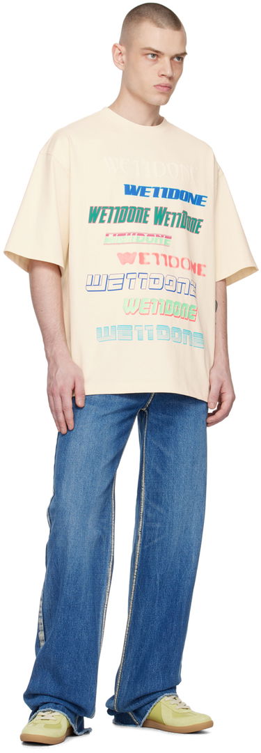 Тениска We11done Printed T-Shirt Бежово | WD-TT3-21-801-U-IV, 3