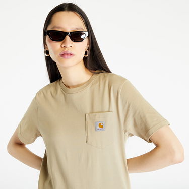Тениска Carhartt WIP S/S Pocket T-Shirt Ammonite Бежово | I030434_0VZ_XX, 3