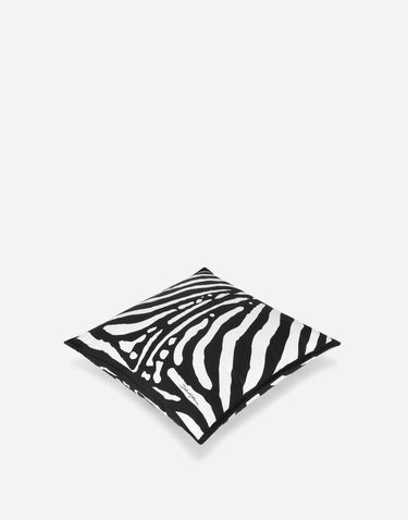 Домашен декор Dolce & Gabbana Dolce & Gabbana Zebra Print Canvas Cushion Многоцветен | TCE001TCAF1UZ003, 1