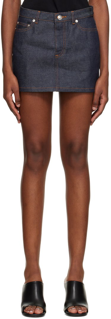Пола A.P.C. Denim Mini Skirt Синьо | CODBS-F06093, 0