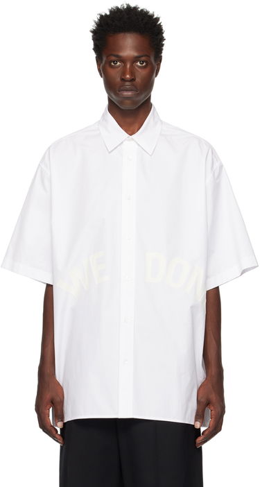 Риза We11done We11done Printed Shirt Бяло | WD-SH3-22-214-U-WH, 0