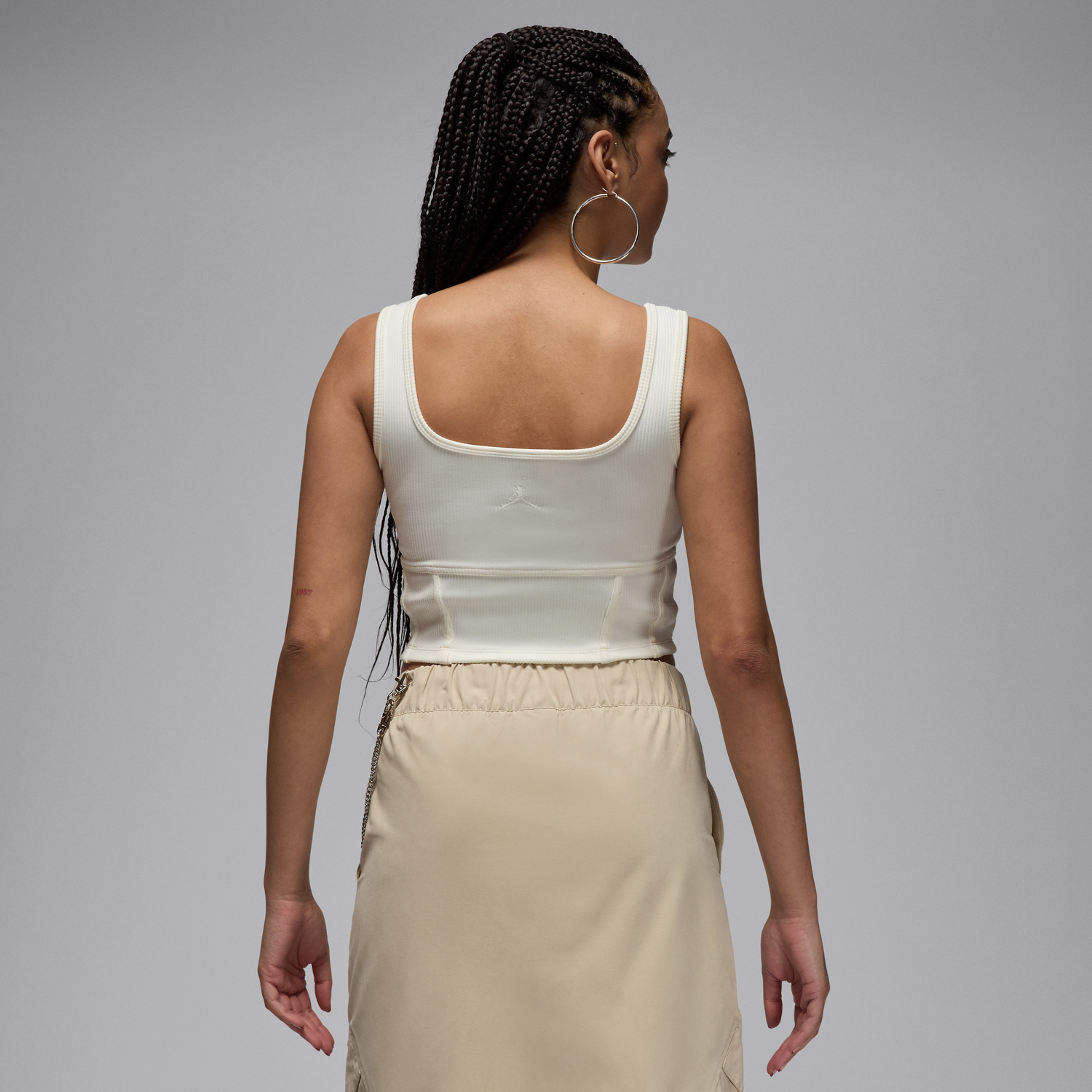 Пола Jordan Jordan Crop Tank Top Бяло | HJ0025-133, 1