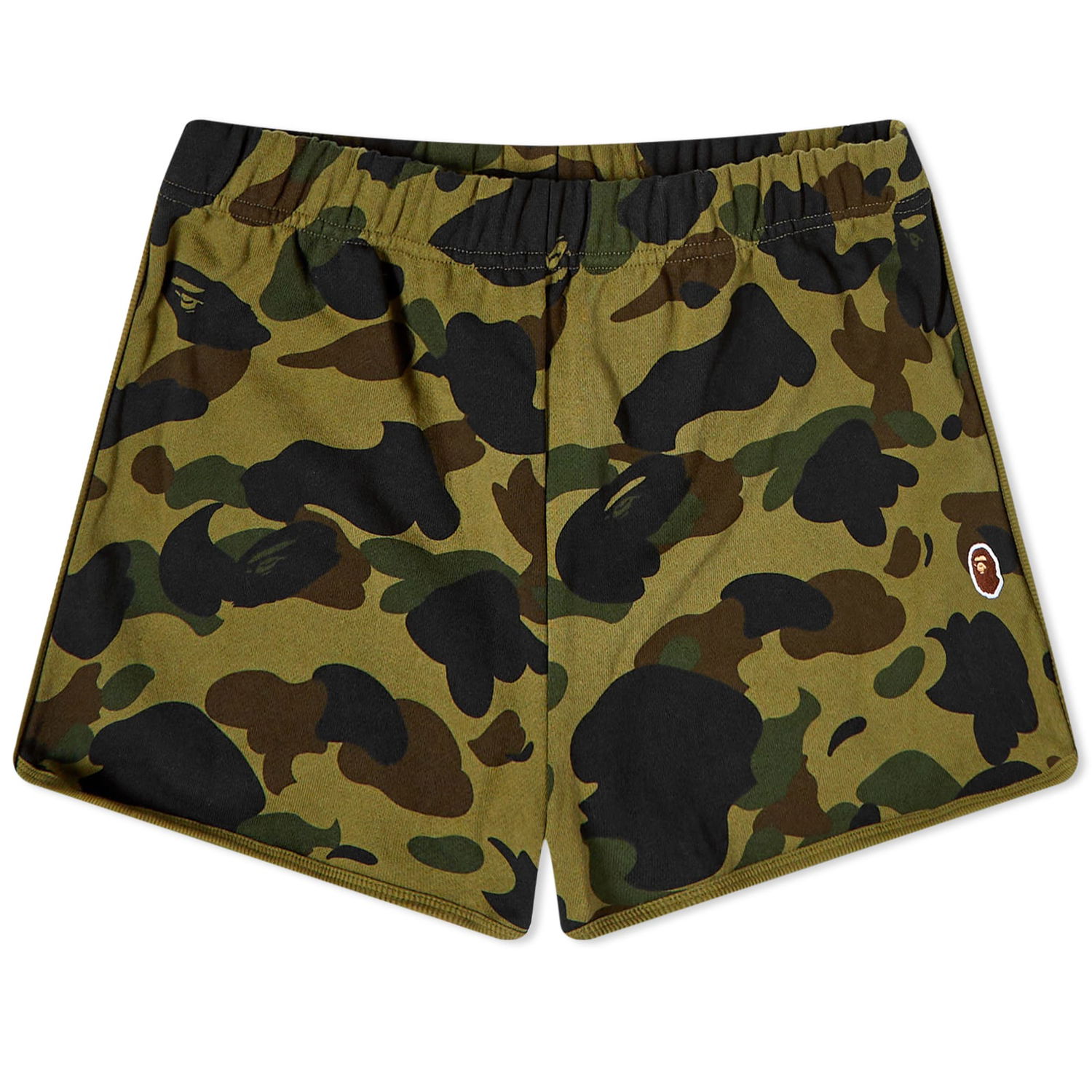 Къси панталони BAPE 1st Camo Sweat Shorts Green Зелено | 001SPJ302005L-GRN, 0
