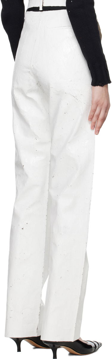 Панталони Maison Margiela MM6 Maison Margiela Tailoring Trousers Бяло | S62KB0224 M35437, 2