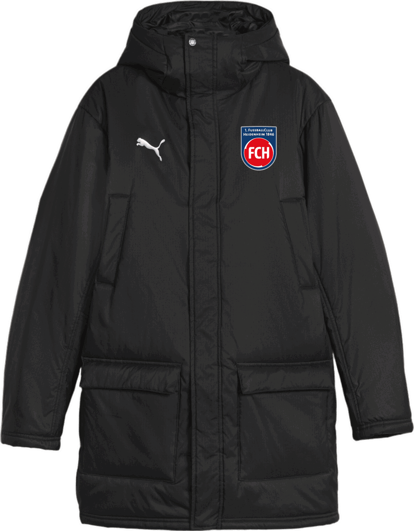 Парка Puma 1. FC Heidenheim Hooded Winter Jacket Черно | 5fch658569-003