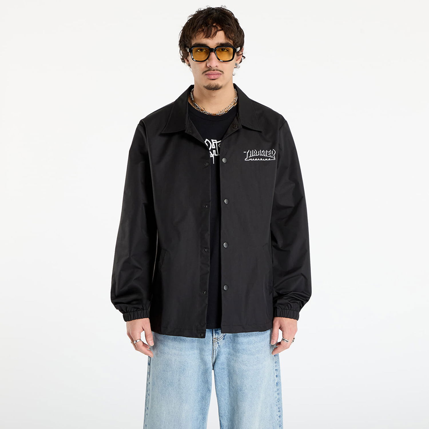 Яке Thrasher Shadow Mag Logo Coach's Jacket Черно | 145769, 0