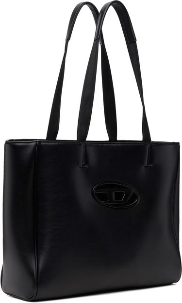 Голяма пазарска чанта Diesel Faux Leather Tote Bag Черно | X10100-P5925-T8013, 4