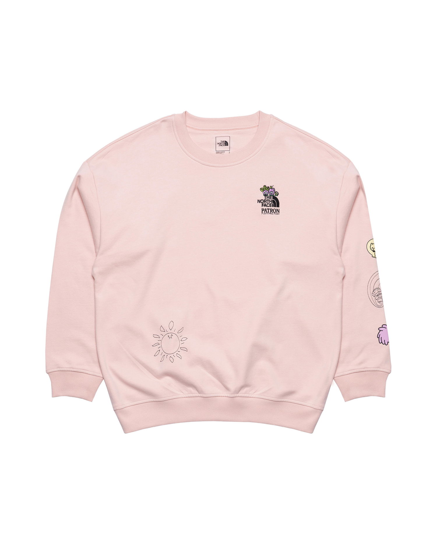 Суитчър The North Face North Face x Patron Oversized Crew Sweatshirt Розово | NF0A8C2ULK61, 0