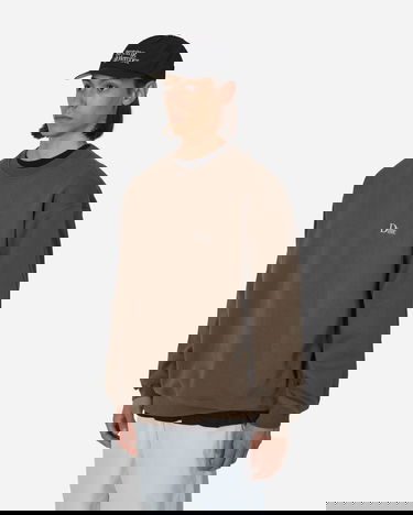 Пуловер Dime Classic Small Logo Crewneck Кафяво | DIMESU2315DRI, 2