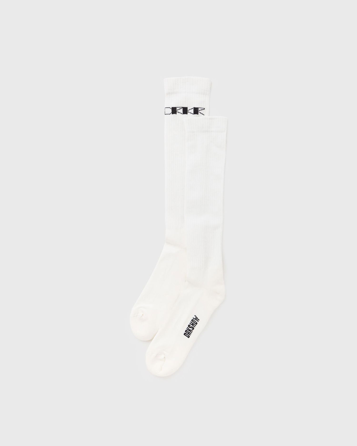 Чорапи Rick Owens KNIT SOCKS -DRKSHDW KNEE HIGH SOCKS Бяло | DA01E3469-SOCKC-119, 0