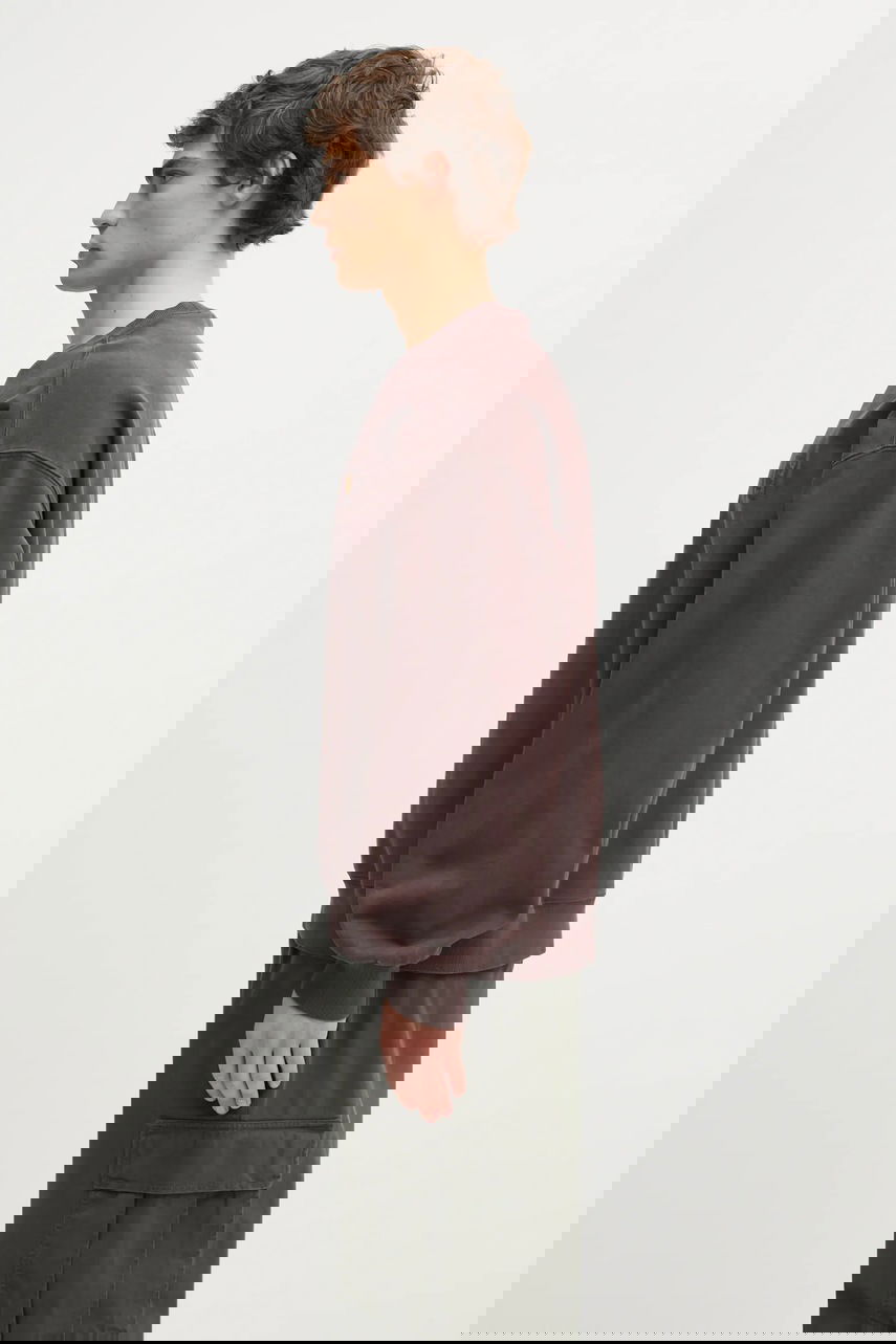 Суитчър Carhartt WIP Vista Sweat Plain Cotton Sweatshirt Кафяво | I029522.33HGD, 1