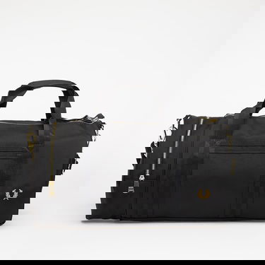 Чанта за пътуване Fred Perry Fred Perry Textured Nylon Barrel Bag Черно | L9257 102, 0