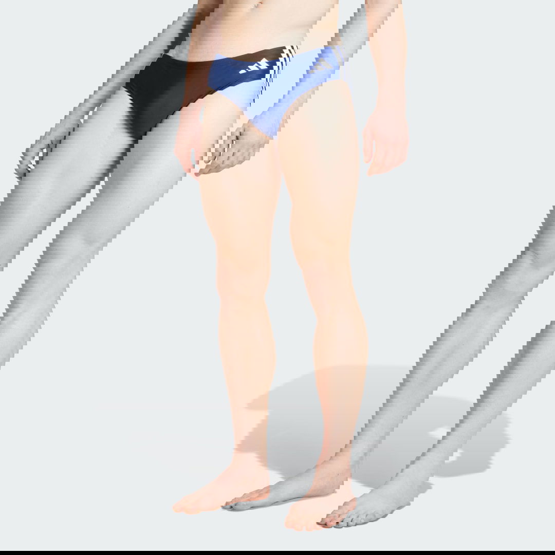 Бански adidas Performance 3-Stripes Swim Briefs Синьо | JY3735, 0