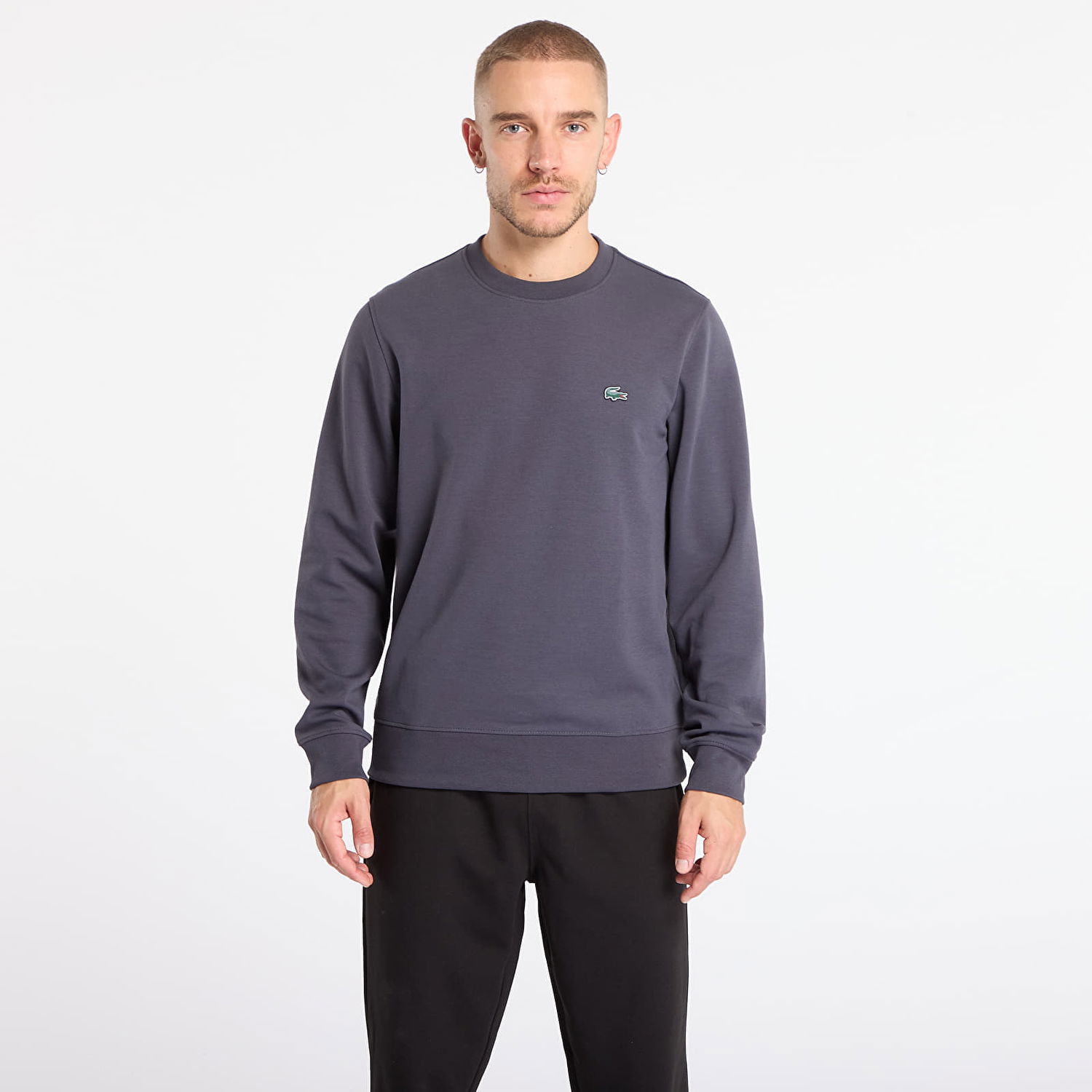 Суитчър Lacoste Classic Crewneck Sweatshirt XL Сиво | SH5127 S5T, 0