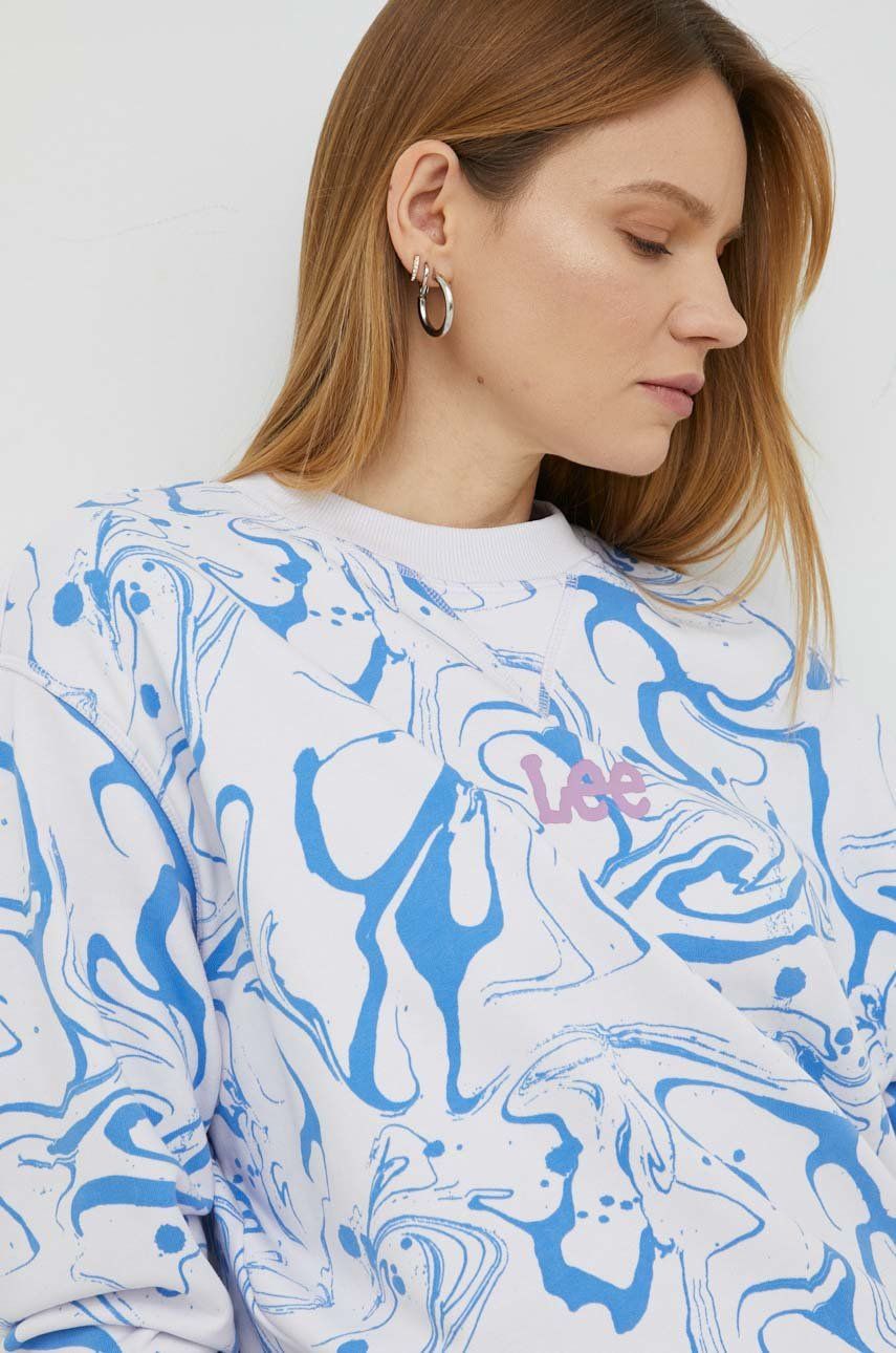 Суитчър Lee Cropped Sweatshirt Бяло | L36BSRA40, 0