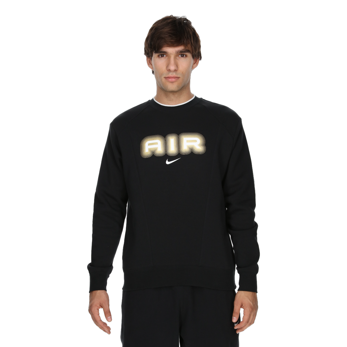 Суитчър Nike Air Crew Fleece Sweatshirt Черно | HM0177-010, 0