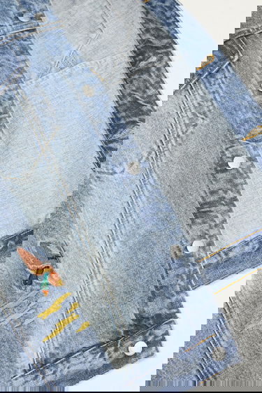 Яке BILLIONAIRE BOYS CLUB Billionaire Boys Club Duck Embroidered Denim Jacket Синьо | B24410, 5