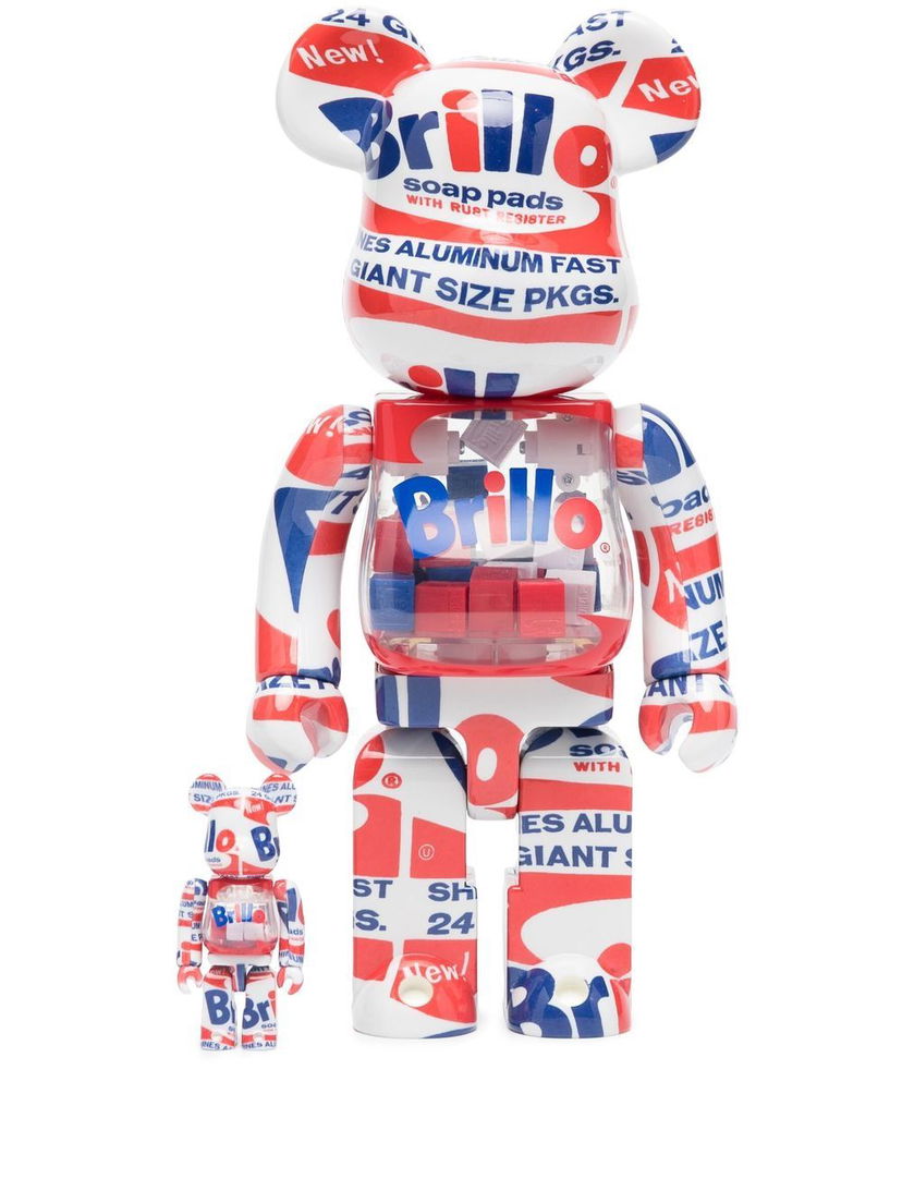 Колекционерско Medicom Toy Andy Warhol Brillo Be@rbrick 100％ and 400％ figure set - Red Многоцветен | 14BRILLO2219724770