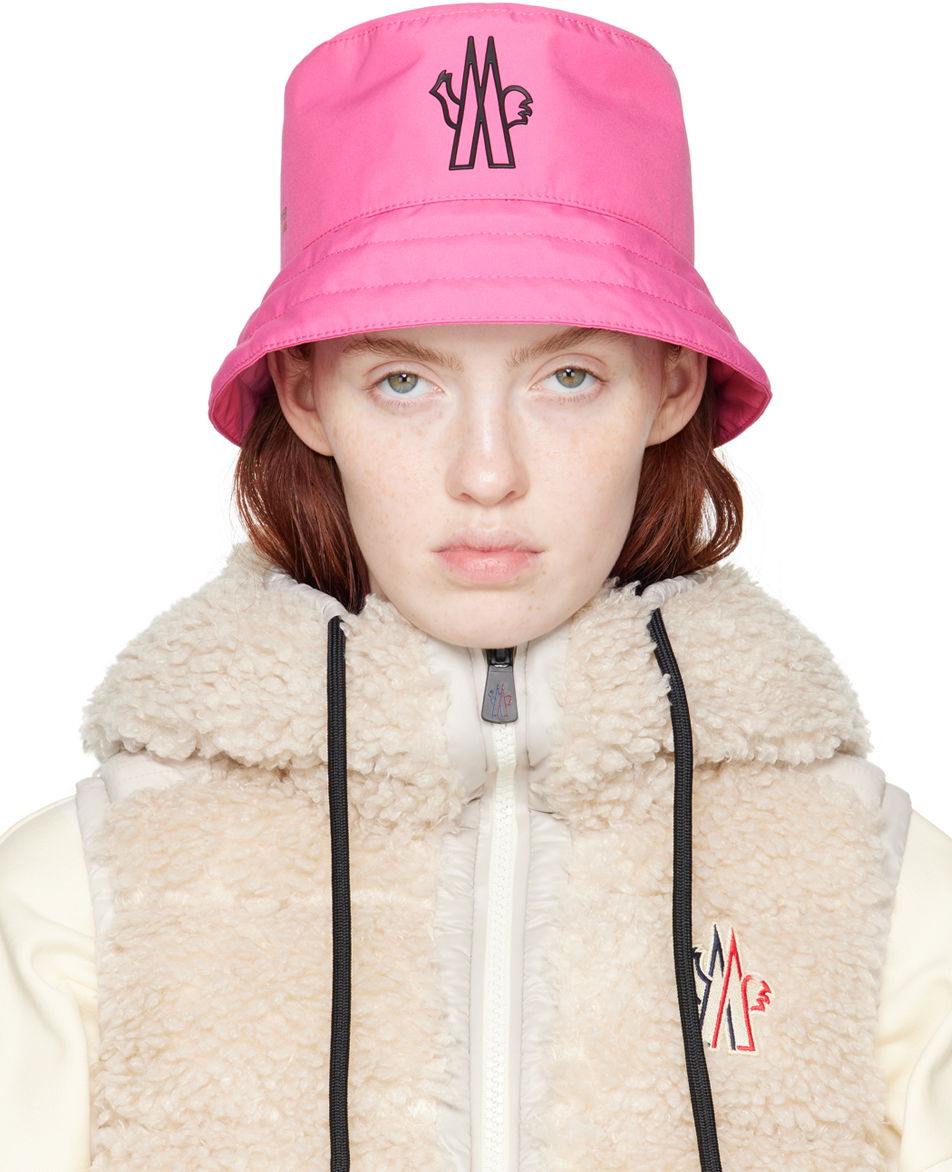 Шапка Moncler Grenoble Gore-Tex Bucket Hat Розово | I20983B00005596Y4, 0