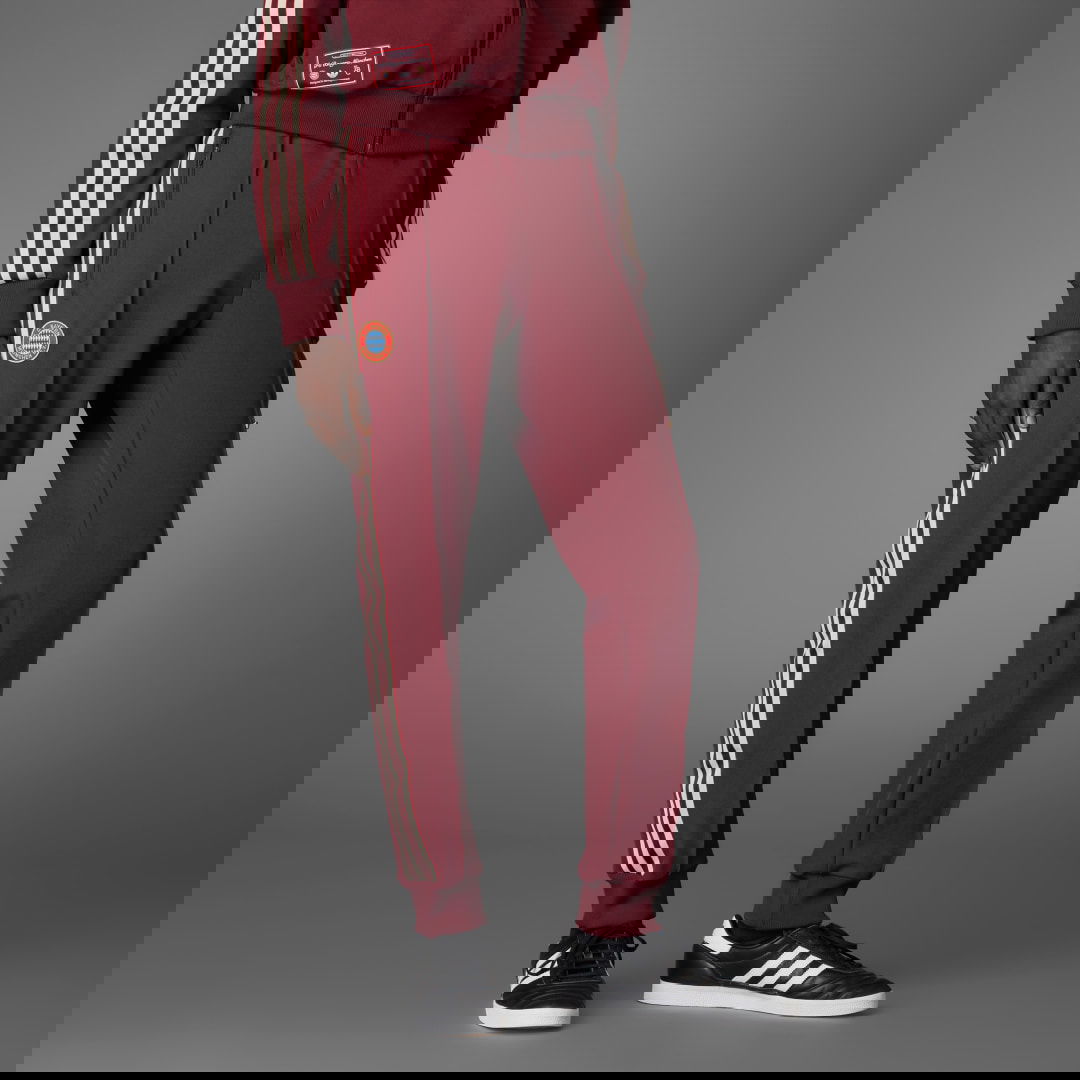 Спортни панталони adidas Performance FC Bayern Terrace Icons Track Pants Бургунди | JF0588, 0