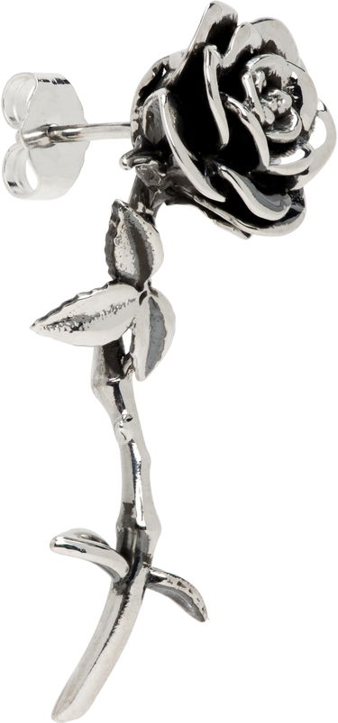 Обеци Enfants Riches Déprimés Silver Rose Single Earring Металик | 140-198, 2