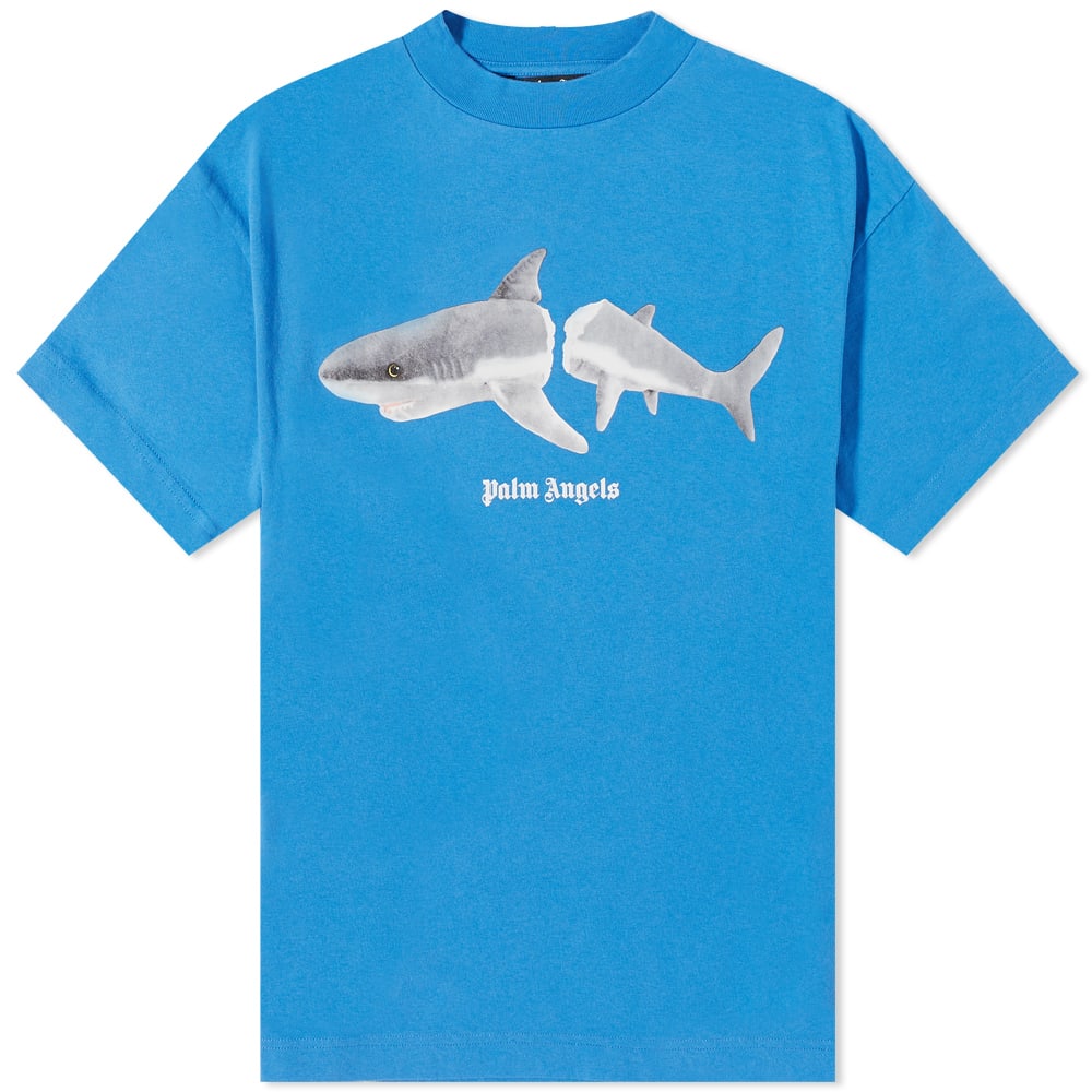 Тениска Palm Angels Shark Tee Синьо | PMAA001S22JER0114501, 0