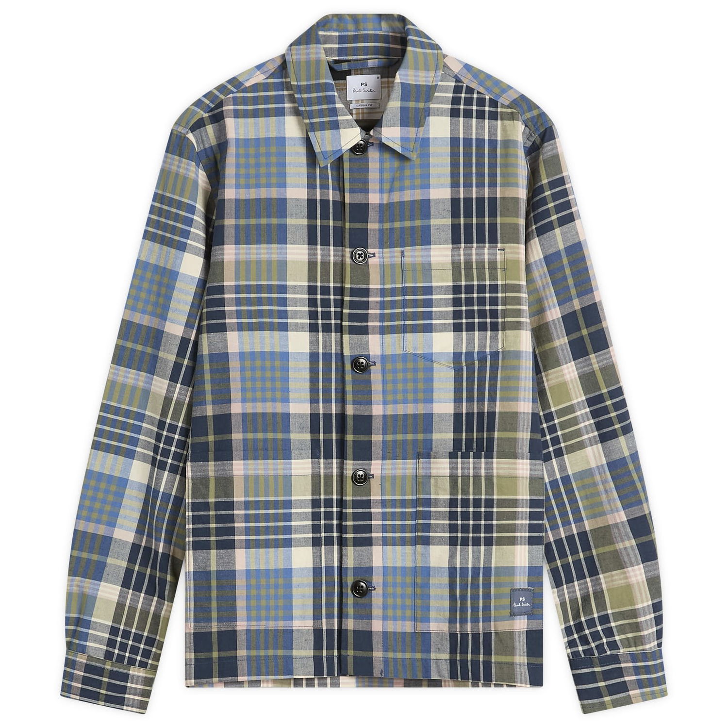 Риза Paul Smith Paul Smith Madras Check Overshirt, Size Large Многоцветен | M2R-757Y-P22353-46, 1