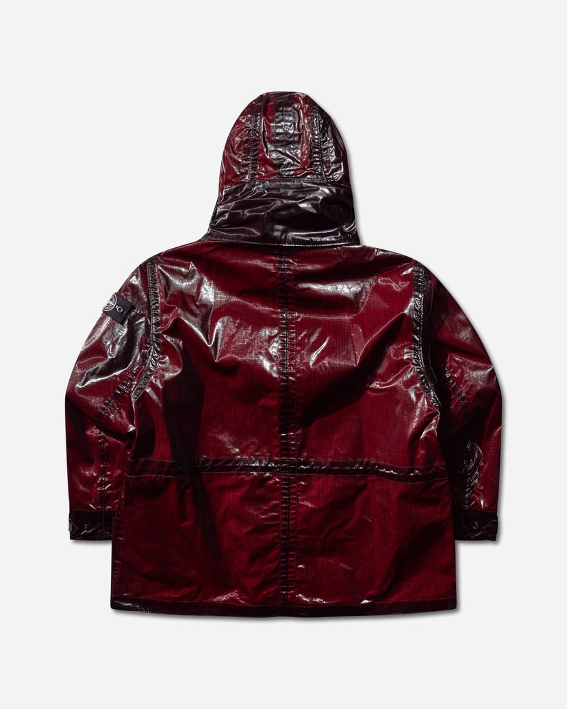 Парка Stone Island Uneven Ripstop Prismatico Hooded Parka Бургунди | K2S15-4100079-S0237 V0012