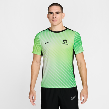 Тениска Nike Australia Academy Pro Dri-FIT Pre-Match Football Short Sleeve T-Shirt Зелено | FQ9037-369, 1