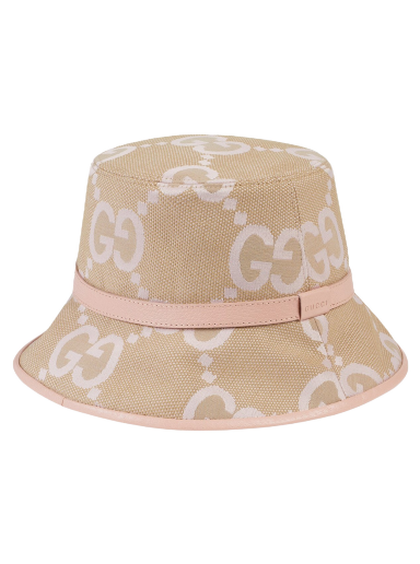 Шапка Gucci Jumbo GG Bucket Hat Бежово | ‎730336 3HAPT 8872