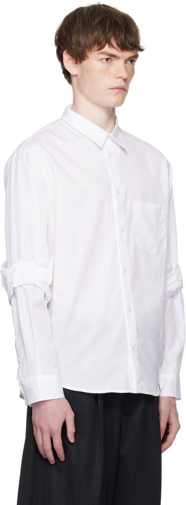 Риза Simone Rocha Simone Rocha Bow Sleeve Classic Shirt Бяло | 5382 1025, 1
