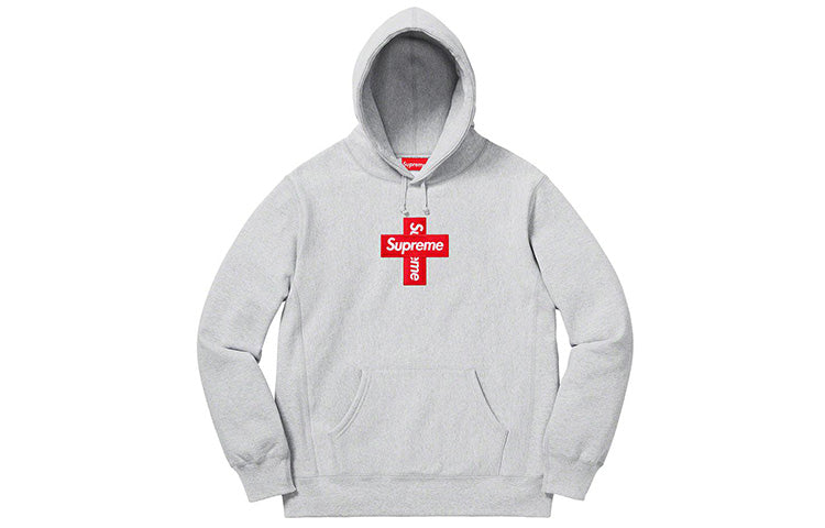 Суитчър Supreme Cross Box Logo Hoodie Сиво | SUP-FW20-335, 0